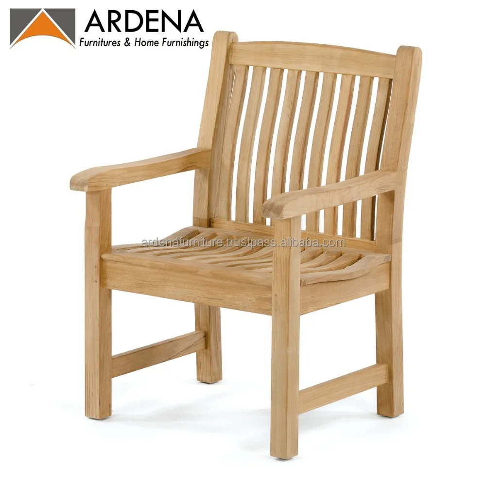 Furniture Chair Dining Table Set Garden Home Decor Arm Teak Wood,wood 2 Sale Patio Outdoor for Leisure Minimalist Endurance