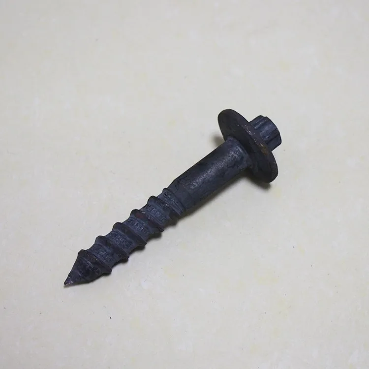 SS35 Rail Screw Spike Rail Spike Manufacturer Supply