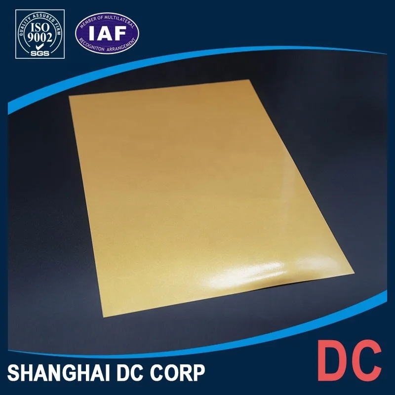 White, gold and silver inkjet printing PVC Sheet plastic sheet For Id Cards