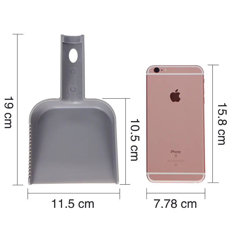 Patent Eco-friendly Daily Desk Cleaning Handle Attachable Plastic Hand Mini Dust Pan and Mini Broom Set