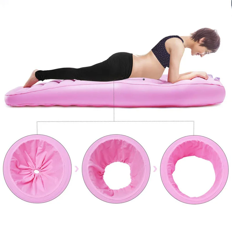 Inflatable Maternity Pillow Pregnancy Body Massage Pads with Hole Relieve Pregnant Back Pain