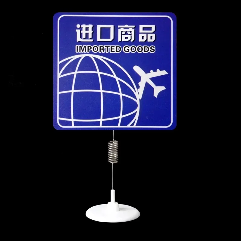 Customized Printed PVC Display Shelf Wobblers for Promotion