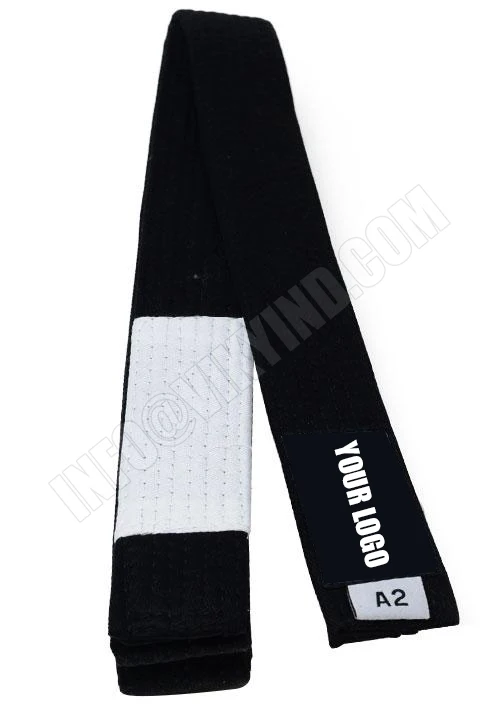 KARATE JUDO TAEKWONDO Customized Wholesale Bjj Gi jiu jitsu Gi Belt COLOURED COTTON BELT MARTIAL ARTS
