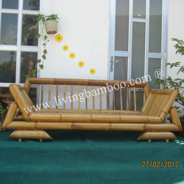 
LOTUS NATURAL BAMBOO SOFA, LIVING ROOM SOFA 