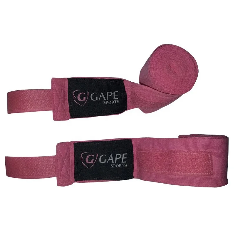 
Wholesale custom Elastic hand wraps semi elastic breathable Sports Bandages Fist Protector Boxing Hand 