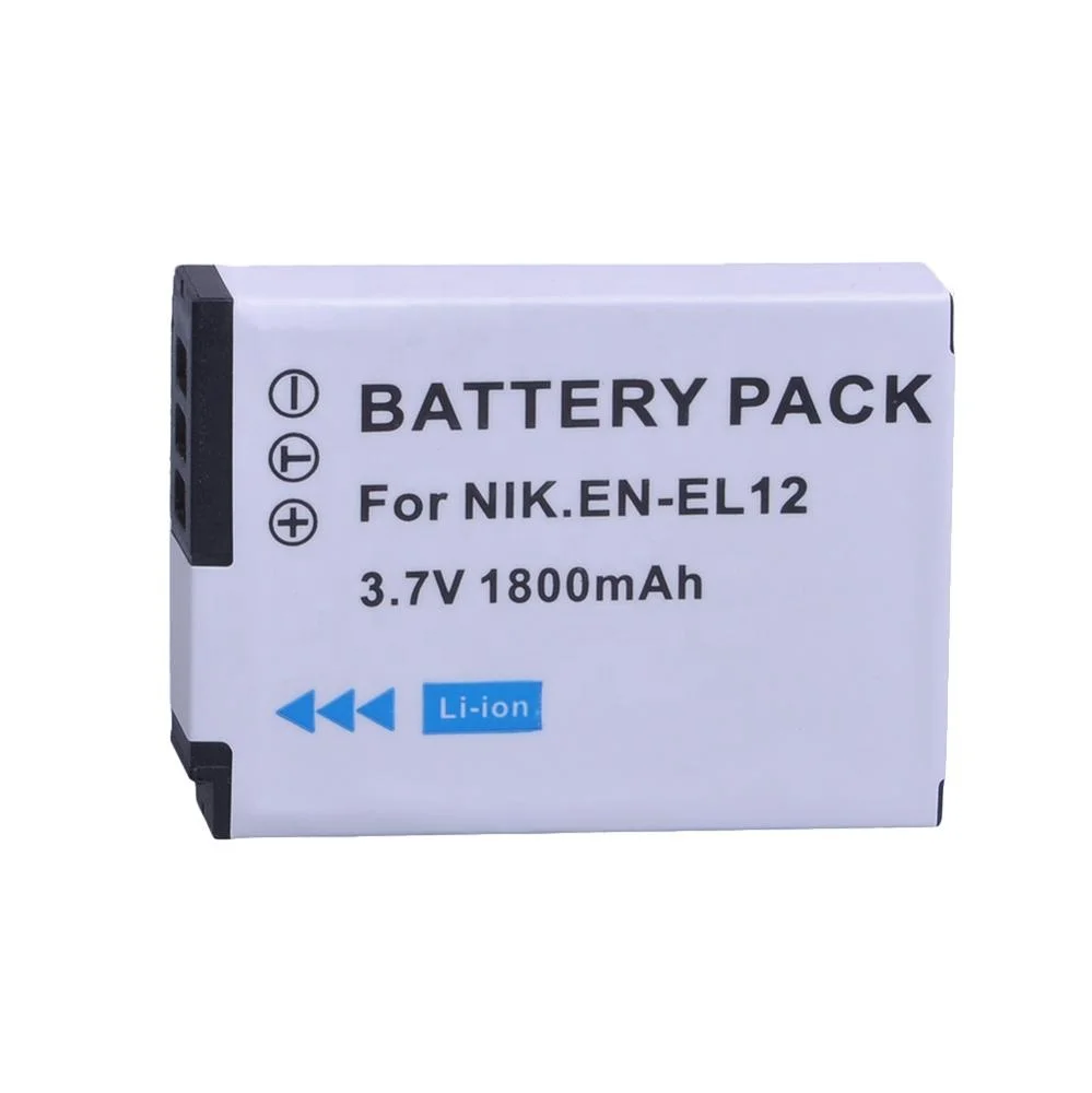 EN-EL12 EN-EL12 EN EL12 Battery for Nikon CoolPix S610 S610c S620 S630 S710 S1000pj P300 P310 P330 S6200 S6300 S9400 S9500 S9200