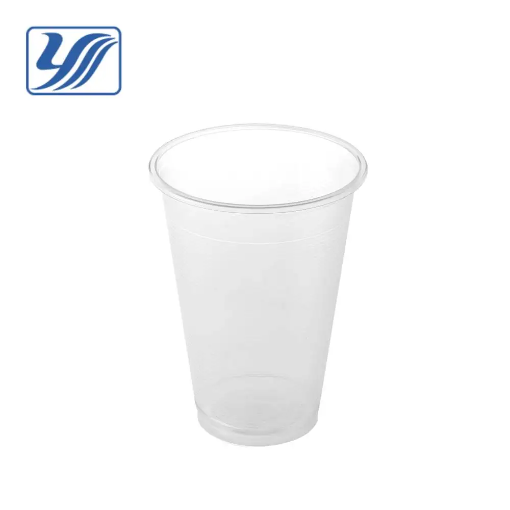 
16oz PP clear disposable reusable plastic cup 