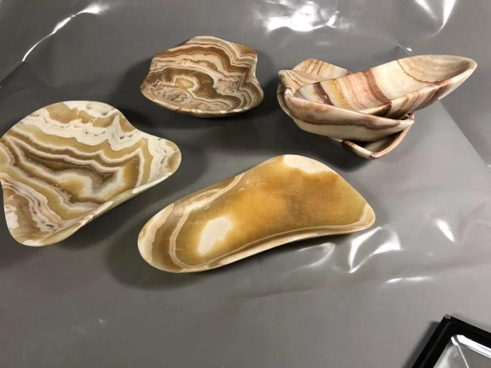 Yellow Natural High-Quality Onix basine