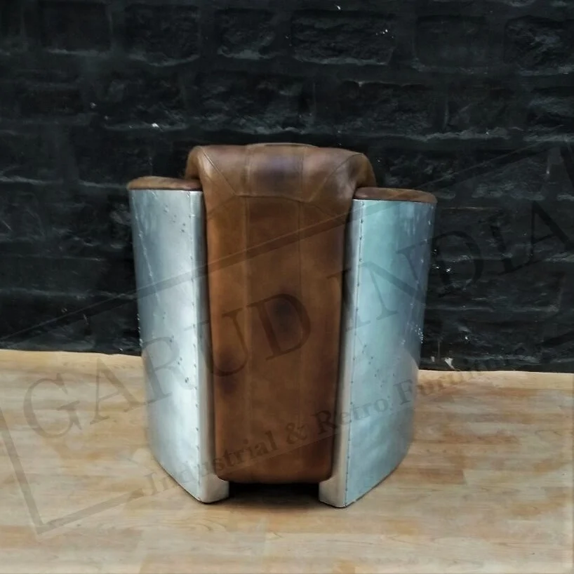 Aviator Leather Sofa, Aviator living room sofa chair