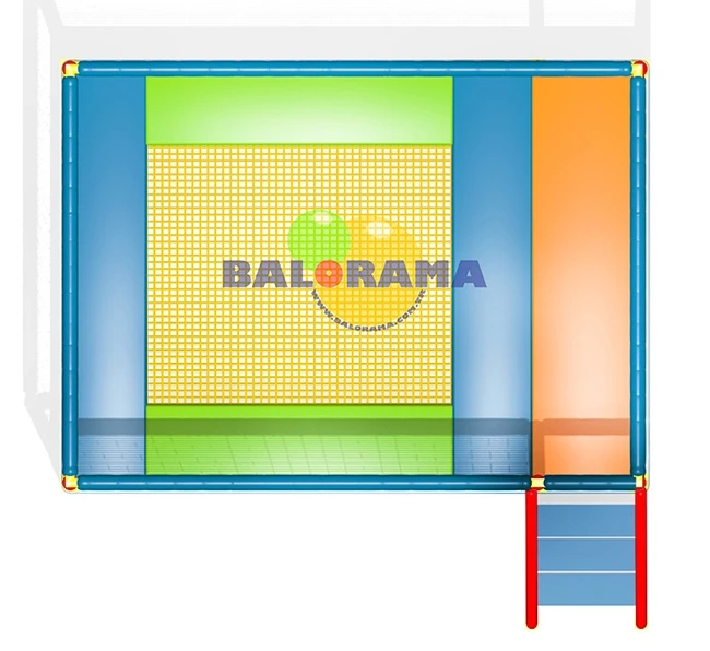 SINGLE JUNIOR TRAMPOLINE, trampoline park, commercial trampoline