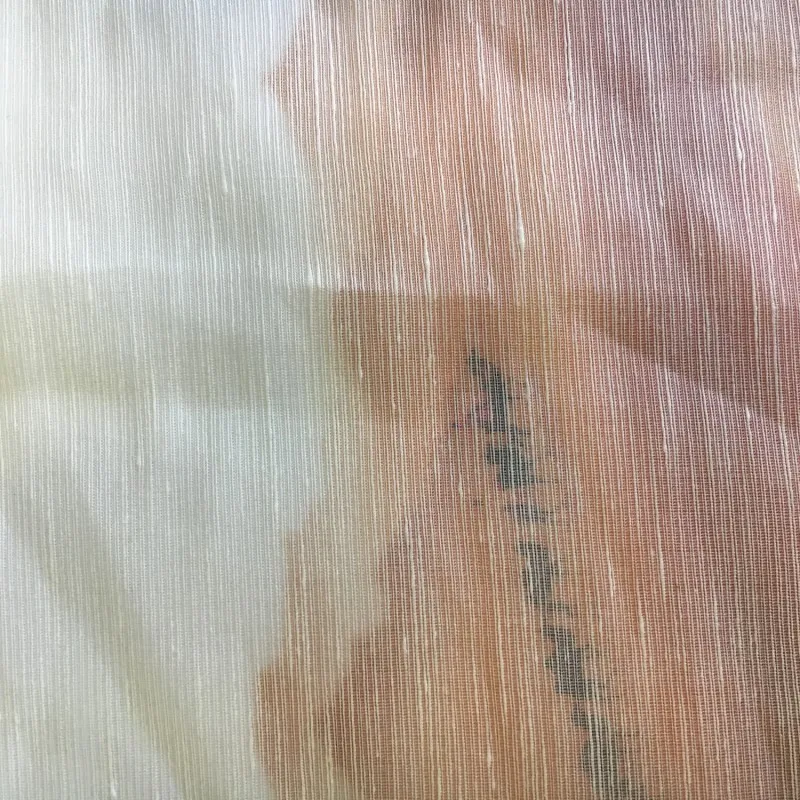 silk blend linen fabric for dress garment