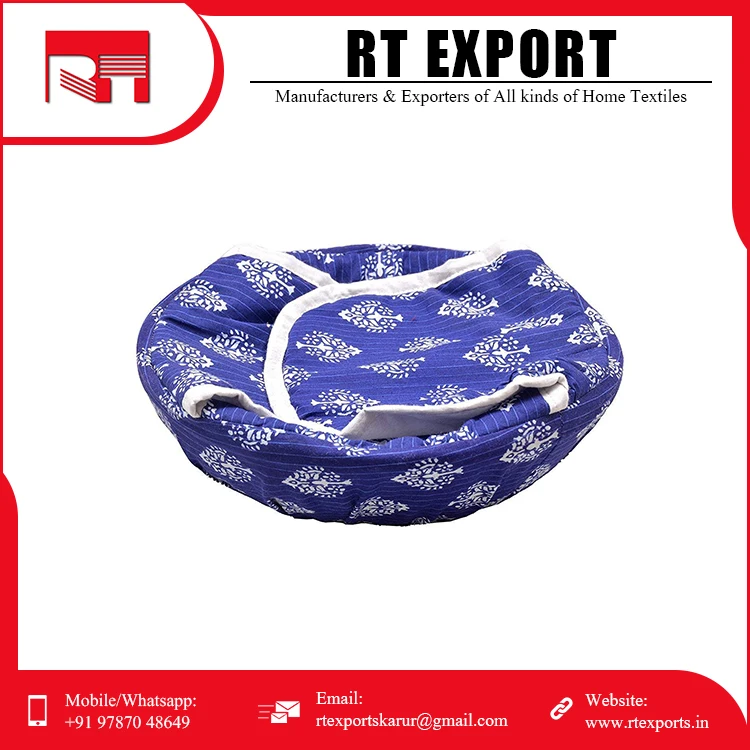 Wholesale Price Printed Cotton Bread Baskets Best Quality Product .