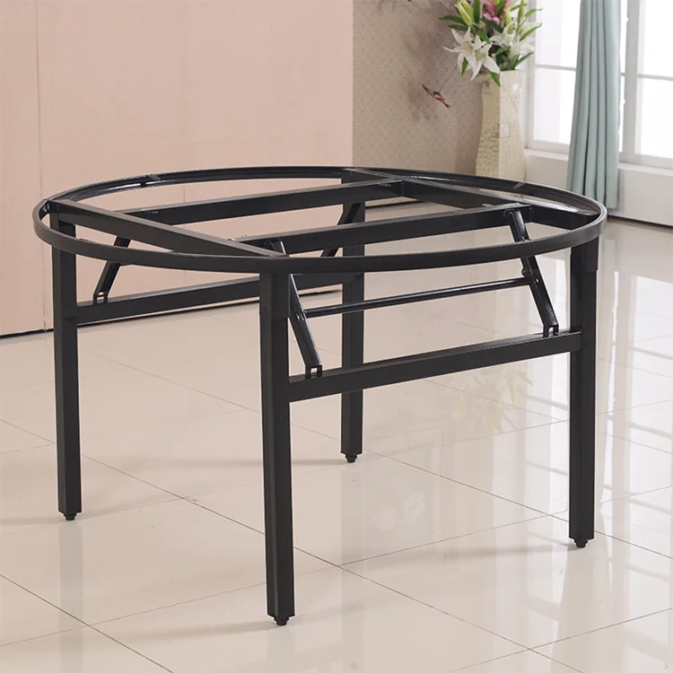 metal table leg for 5ft*5ft folding round PVC banquet table for event