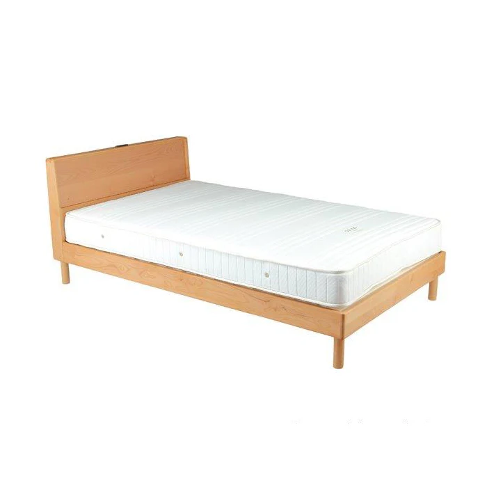 Japan high quality used platform queen double wood bed