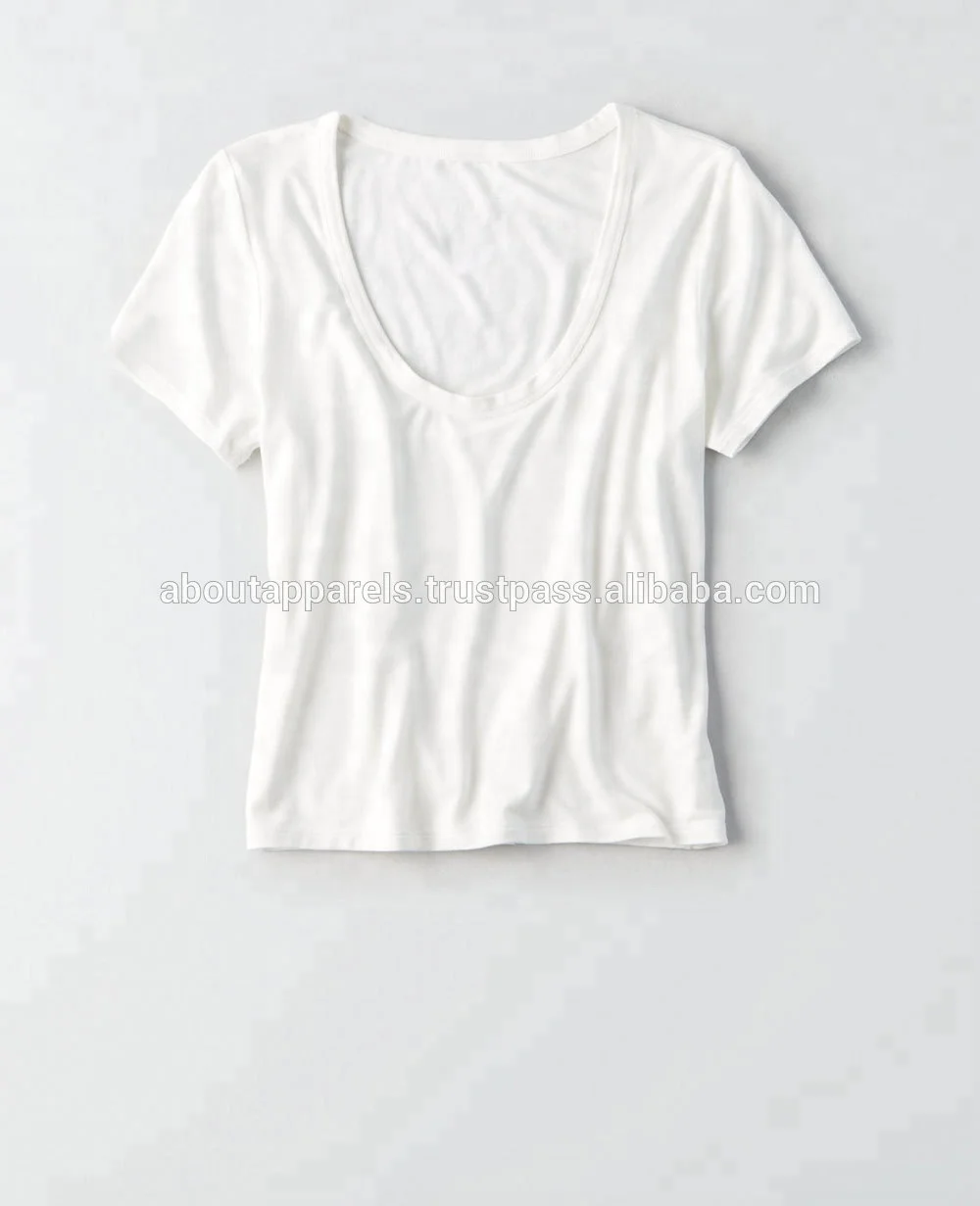 OEM Bulk Wholesale cheap custom style women hot fashion Crop Tops, Black Custom Stylish Crop Top Tee