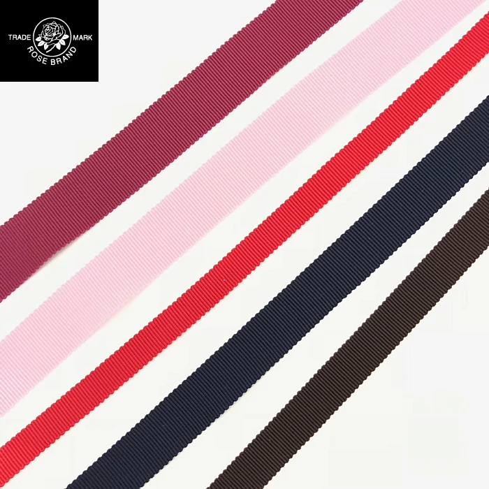 RECYCLED POLYESTER ELASTIC GROSGRAIN