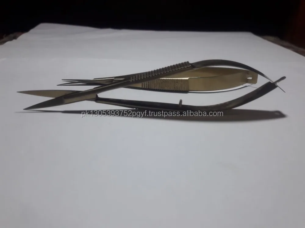 Plasma Gold Spring Scissor EYELASH SCISSORS/ Eyelash Extension Tweezers