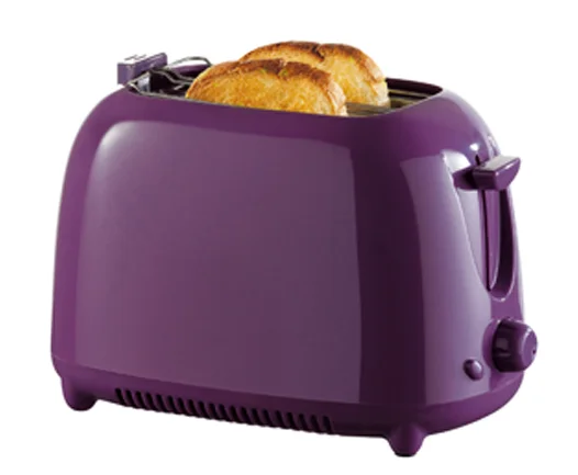 Electrochemical Stainless Steel Purple color Toaster new design
