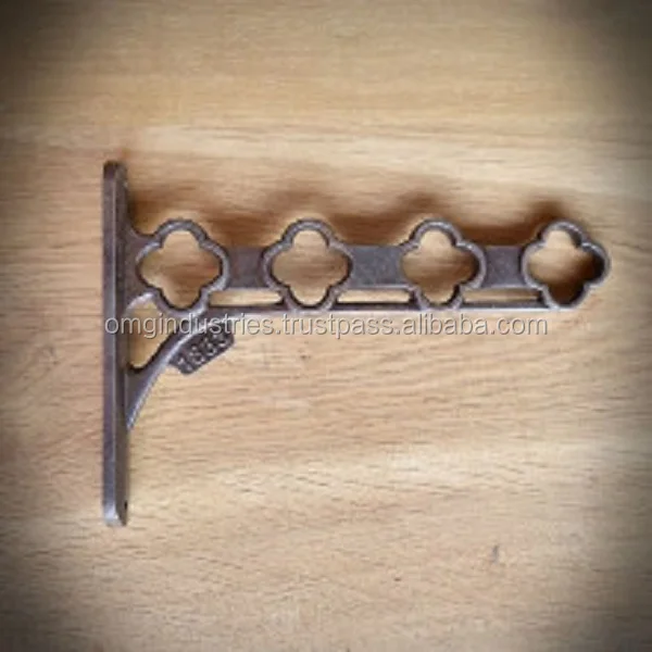 OMG Industries J DUCKETT Antique Vintage Cast Iron Shelf Bracket
