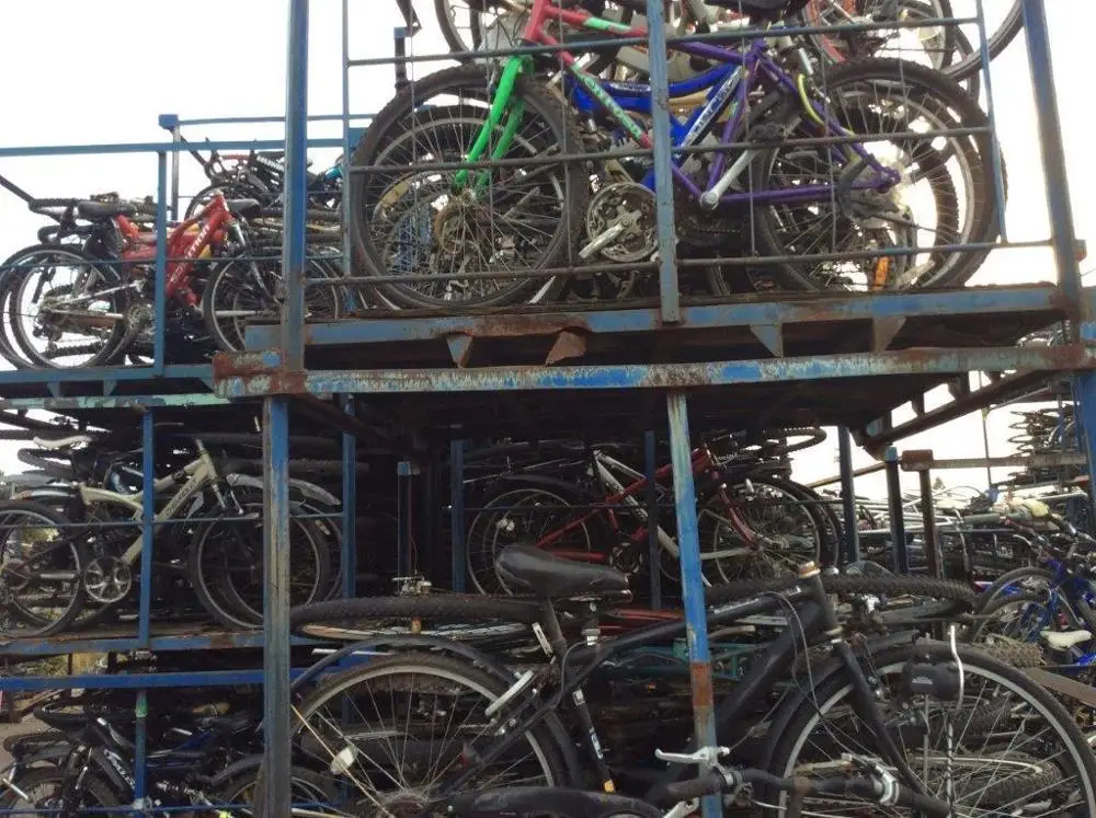 Cheap wholesale used folded adults mountainbike bicycle