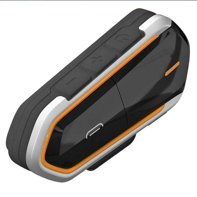 QTBE6 Motorcycle Helmet Intercom Headphones Wireless Intercom Handsfree Waterproof FM Radio Headset Motorcycle Headphone