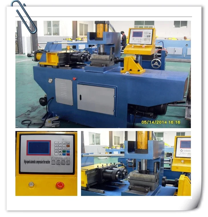 
automatic hydraulic stainless steel pipe reducer machine 