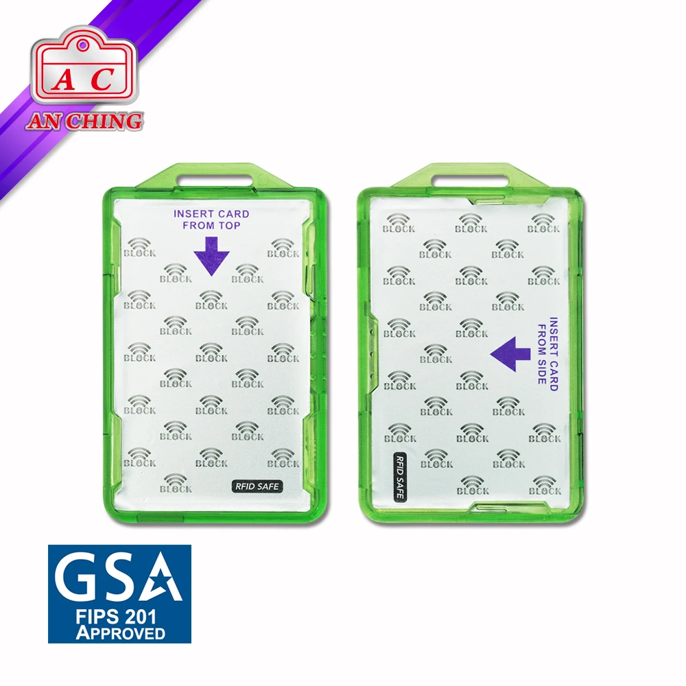 Vertical Type Personal RFID Blocking Name Card Holders