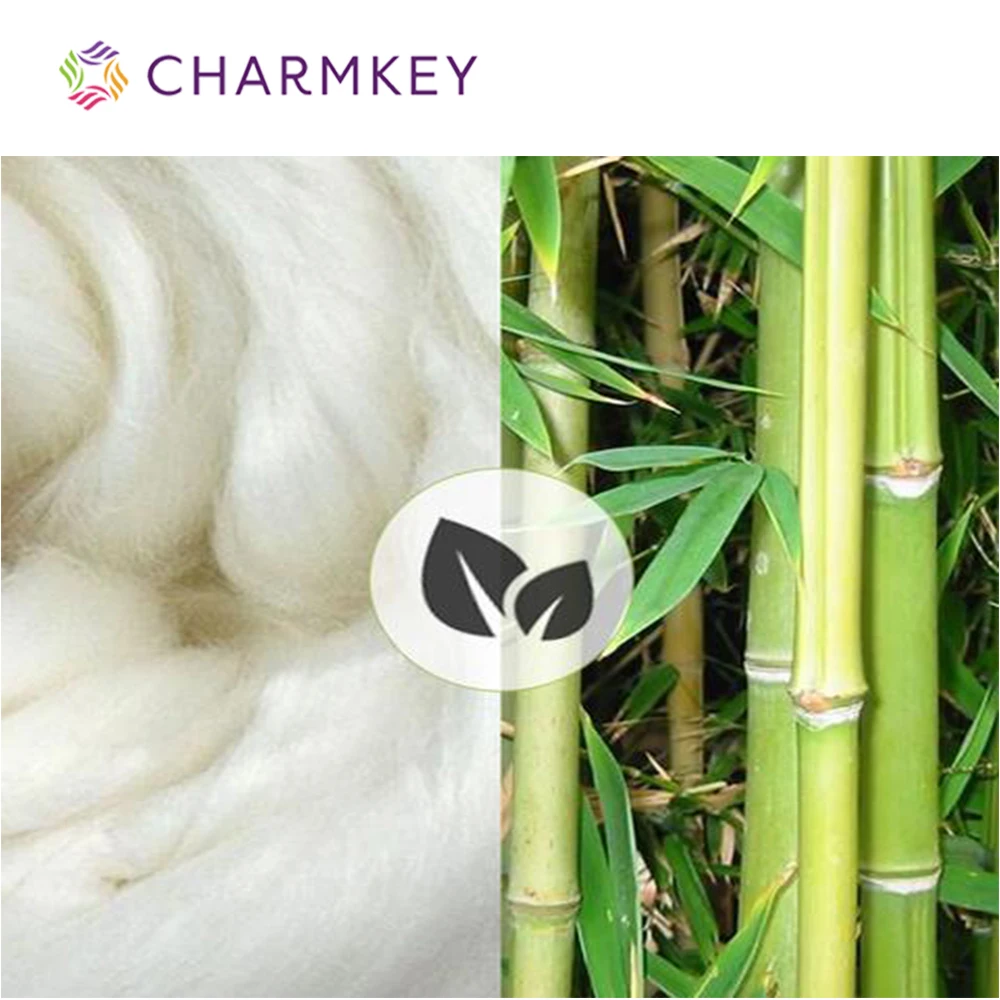  Charmkey натуральная гладкая 3D * 88 мм 100% Бамбуковая волоконная нить