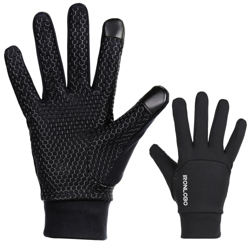 Custom Logo Outdoor Touchscreen Running Gloves