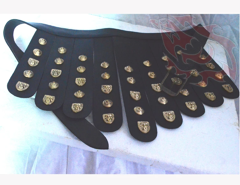 
Greek Muscle Armor Leather Belts 