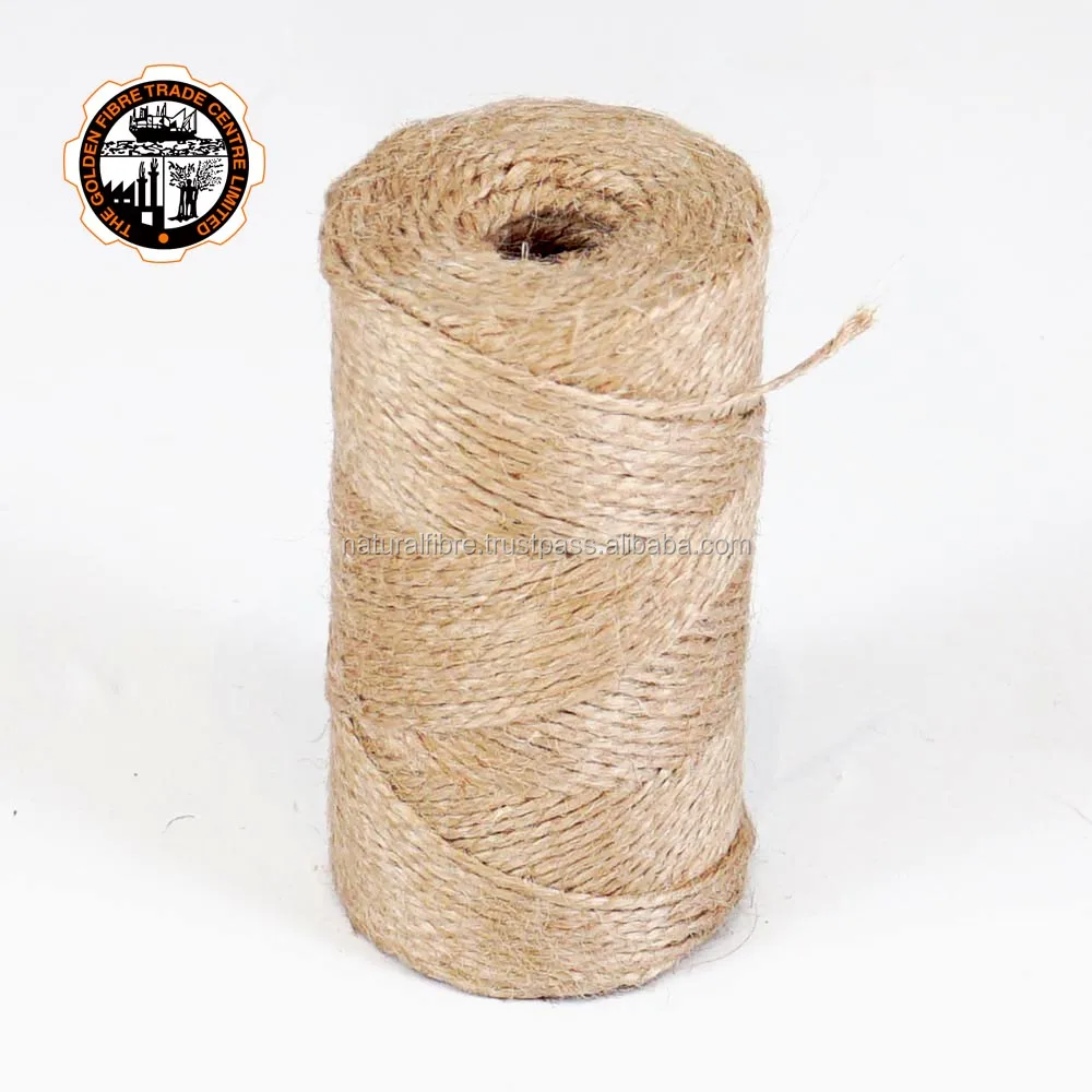 
Hessian Quality 100% Natural Carpet Making Hank Packed 1ply to 5ply Jute Yarn 