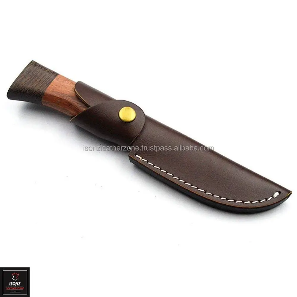 ISONZ Leather carved  Leather Knife sheath Custom Sheaths 2024