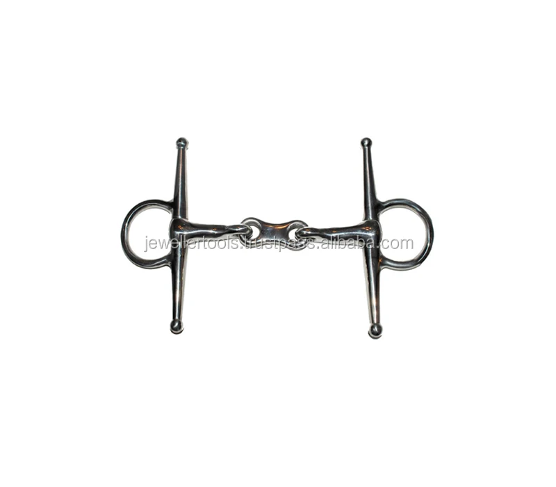 FRENCH MOUTH FULL CHEEK SNAFFLE 4.5' MOUTH BIT FOR HORSES
