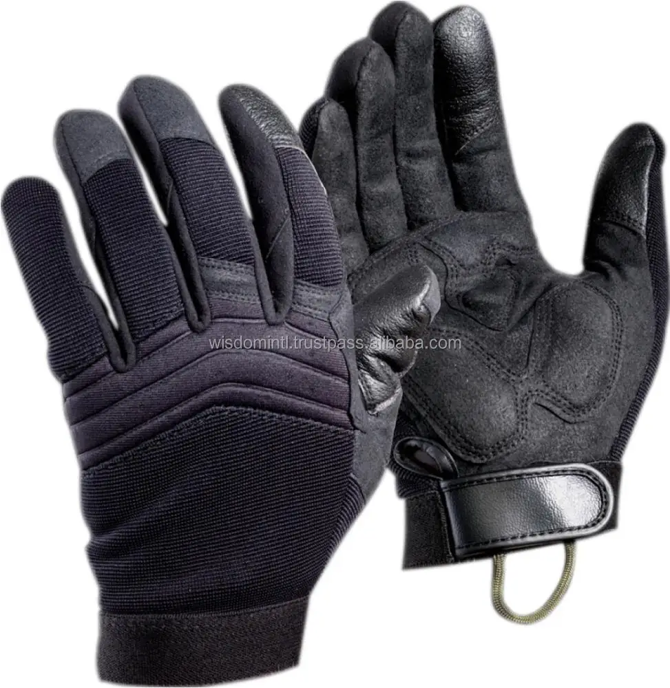 Heat resistant mechanic glove hand grip work gloves