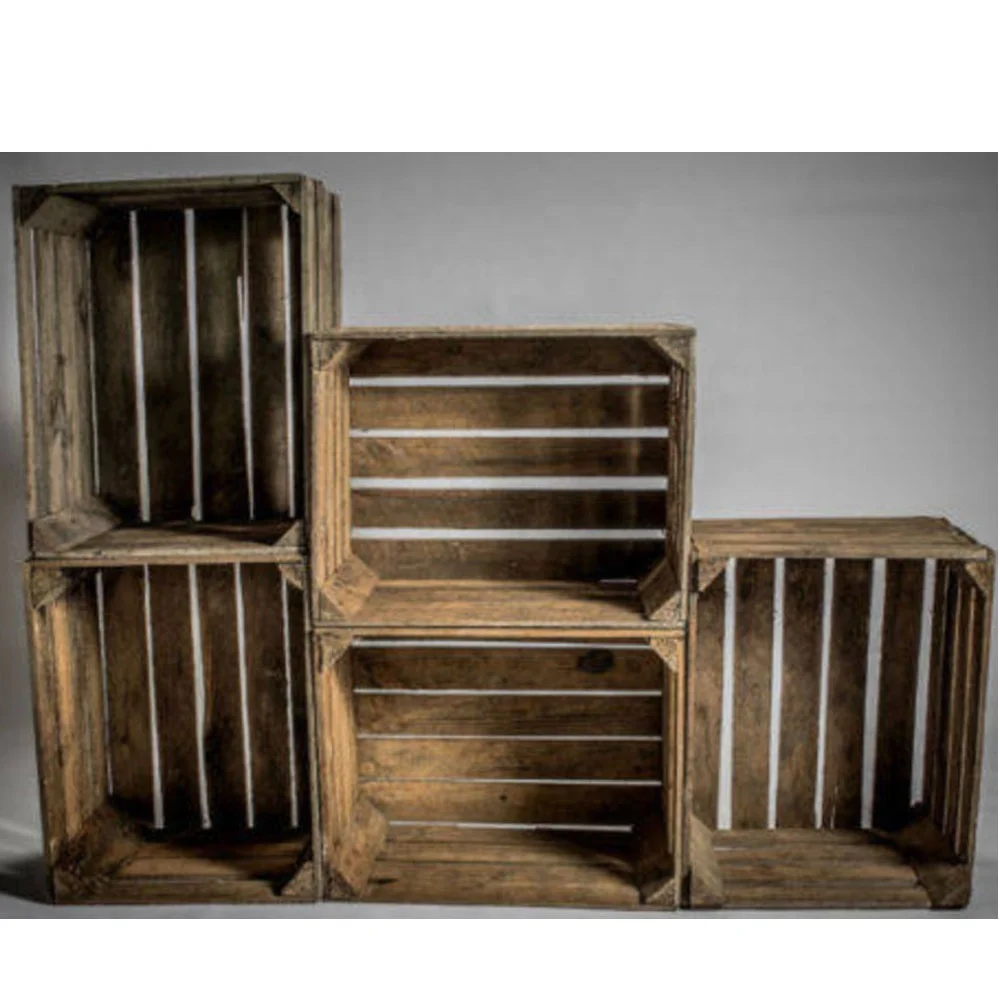Beautiful Wooden Crates Storage Box Fruit Crates Box Shabby Chic