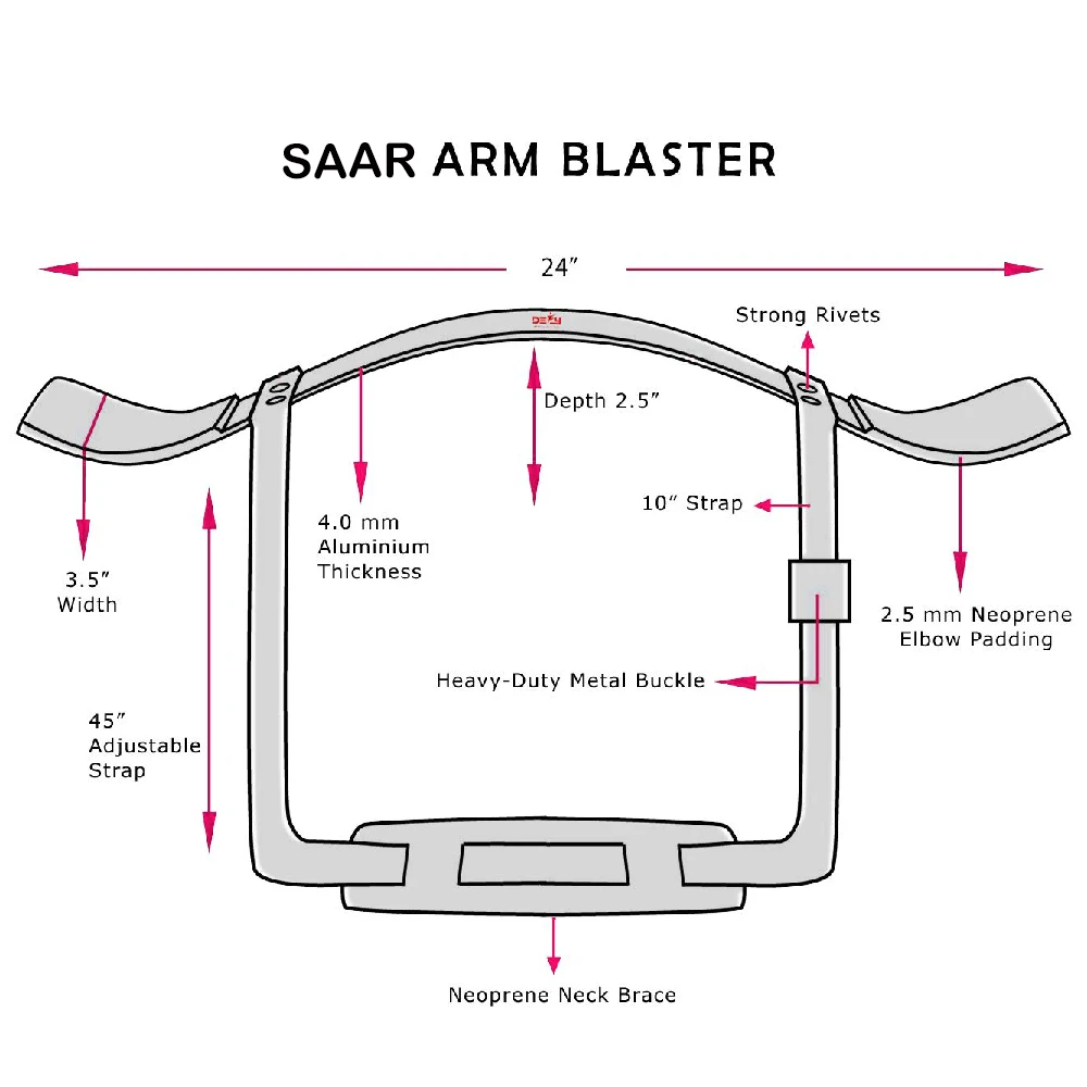 New Arrival Customized Heavy Duty Arm Blaster Comfortable Durable Bicep Workout Equipment for Gym Fitness Made of ABS Neoprene