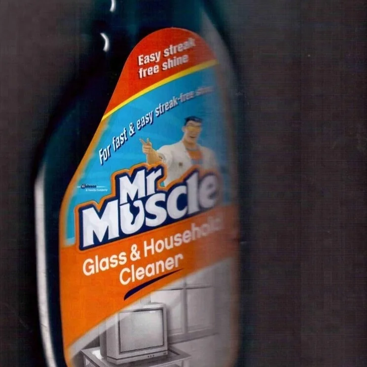 Mr.muscle glass cleaner