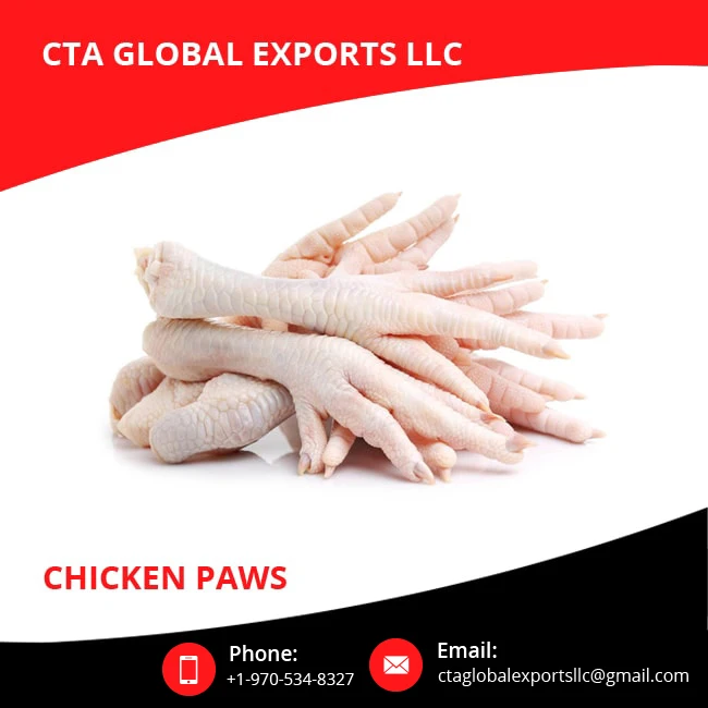 Halal Grade A Best Quality Frozen Chicken Paws for Wholesale Supply