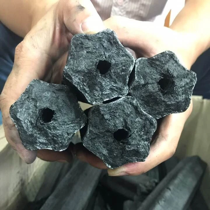 
Hexagonal Shape Sawdust Briquettes Charcoal/VIETNAM 