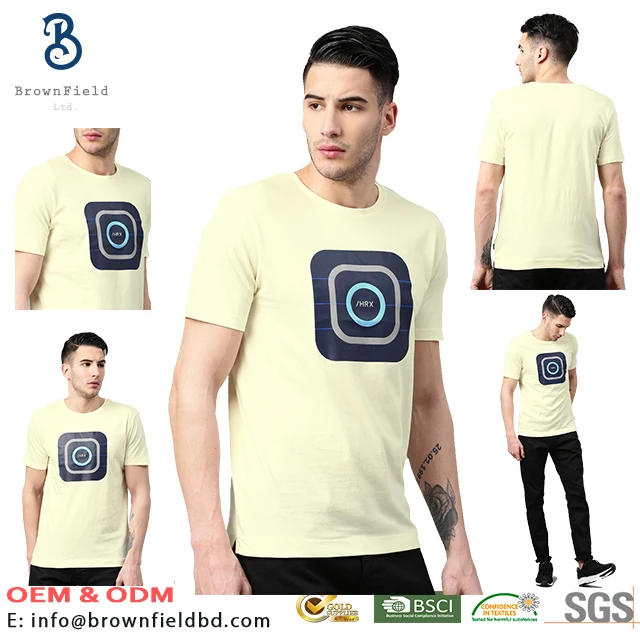 Brended High Quality Product Printed Short Sleeve With Company Logo Running Sport Slim Fit New Design Hip Hop Custom T-shirt