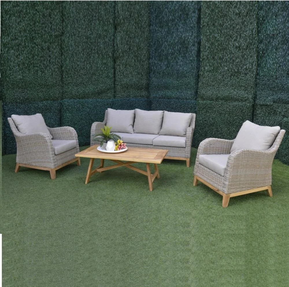 Poly Rattan Garden Outdoor Wicker Patio Sofa Set Furniture