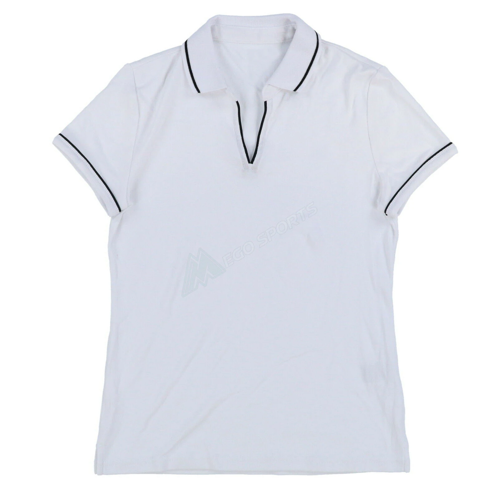 top selling polo shirts for women Polo Shirt V-Neck Short Sleeve Golf Shirt Fitted Top Collared lady polo tshirts