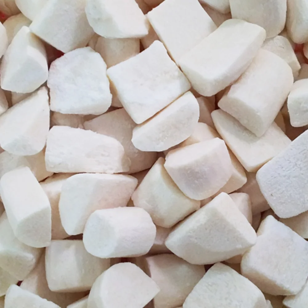 FROZEN WHITE YAM CHUNK/ DICE/ SLICE/ CUT/ PUREE/ STRIPS ORIGIN VIETNAM TO EXPORT / Trozo de name blanco congelado