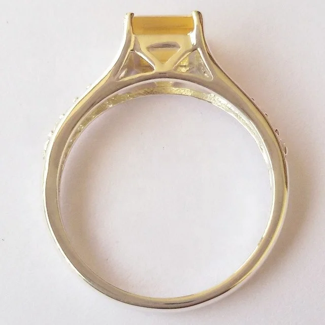 Best Selling Classic Design Color Moissanite Stone Amethyst Citrine Peridot Gemstone in 925 Sterling Silver Rings