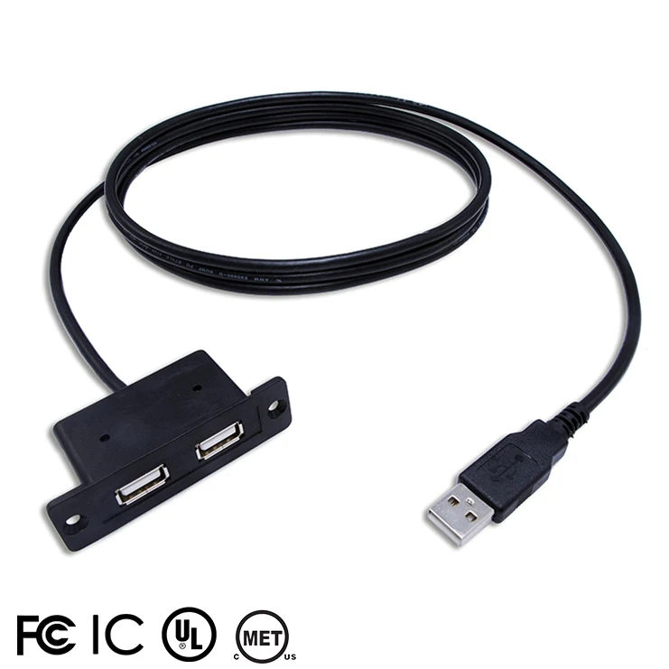 
Desktop Embedded Dual USB Charging Hub for Furniture 