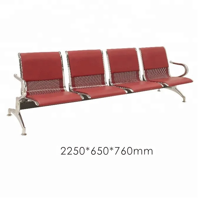 
Airport Reception Waiting Room Chair Lobby Waiting Bench 3 Seat Steel Waiting Chairs 