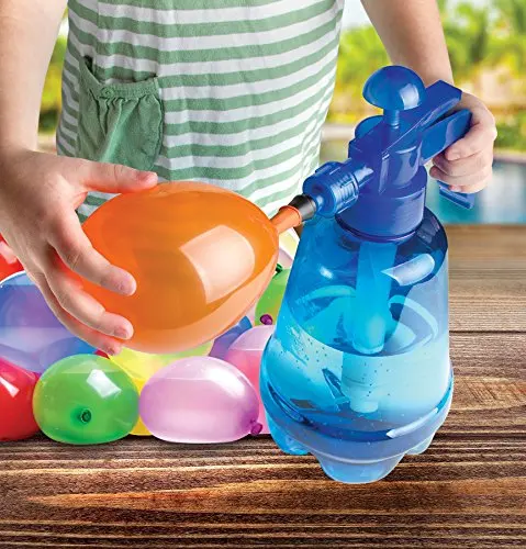 2021 Hot Sale Toys the Only Factory Can Passed All EU TESTING En71-12 Summer Water Toys Balloons Pump Bottle with 100 Balloons