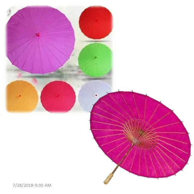 Ручная Роспись Шелковый бамбуковый зонт