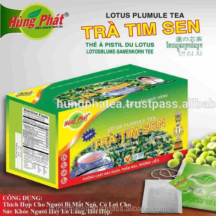 
Lotus Plumule Tea from Vietnam Blended Flavored Herbal Bagged Tea with 2 Years Shelf Life with HACCP and ISO Certified 