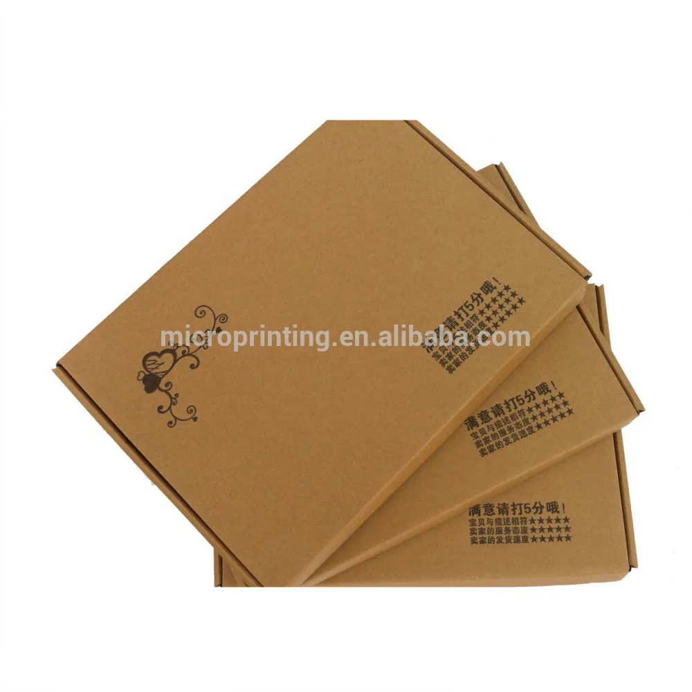 Recycled Brown Kraft Hard Paperboard Packaging Cardboard Box For Shipping Mailers